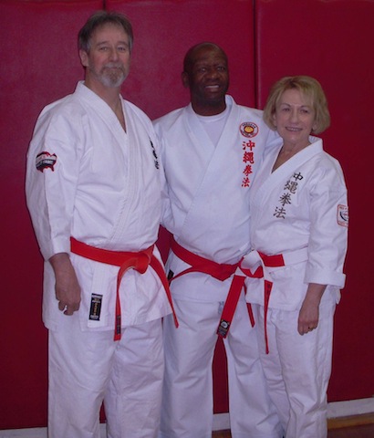 Photo of Hanshi Heilman, Hanshi Isaac and Kyoshi Heilman